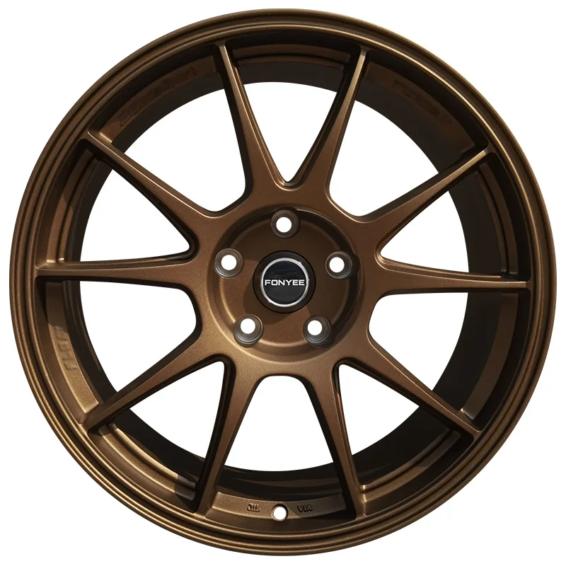 F66DX001 Fonyee alloy wheel auto popular 18 inch 8.5j 5 hole 5X114.3 good quality Bronze car rim