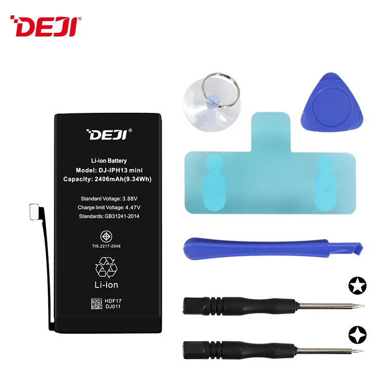 DEJI Factory Wholesale Lithium Ion Rechargeable battery for iPhone 13 mini