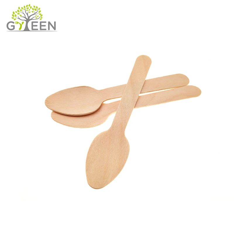 Wholesale Tasting Disposable Wooden Ice Cream Scoop In Bulk