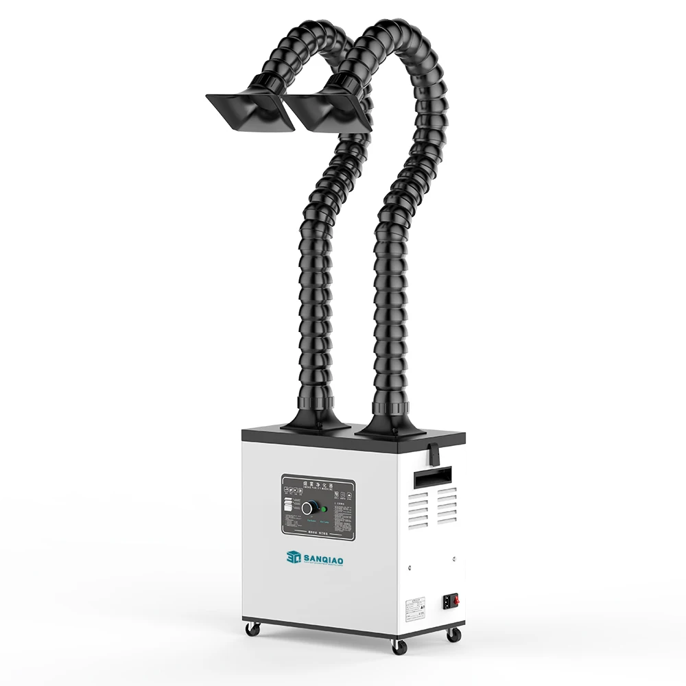 Smoke Exhaust Single Arm Laser Welding Fume Extractor Portable Multi function