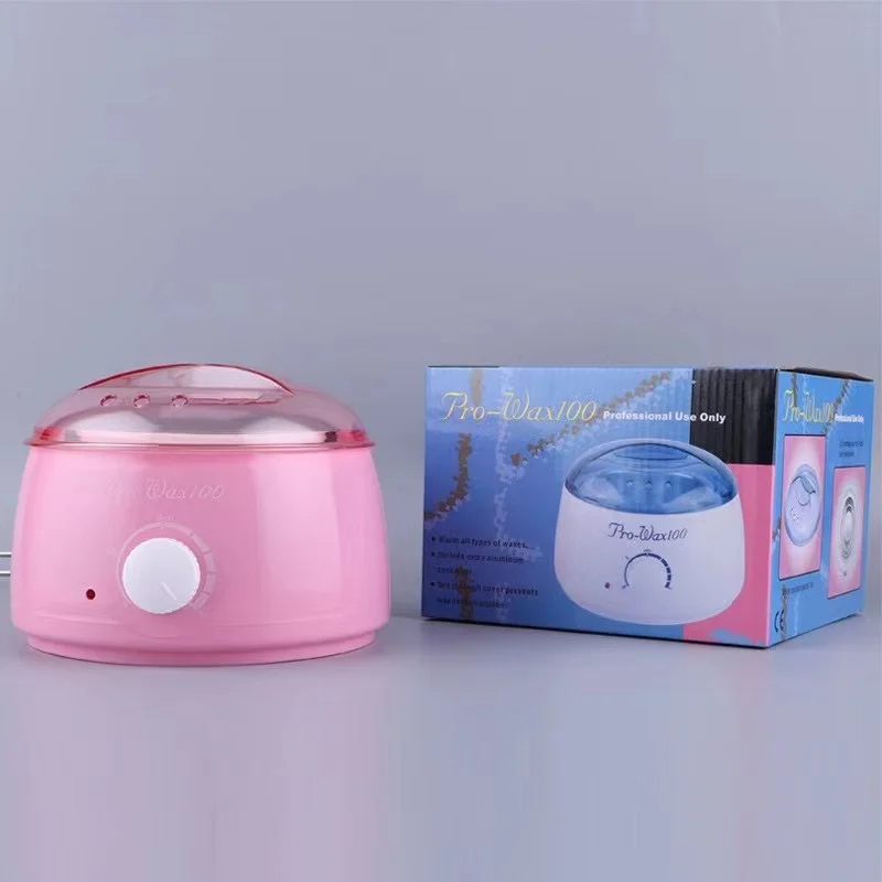 Wax Heater Warmer Machine for Hair Removal Depilation Wax Dipping Epilator Paraffin Pot and Wood Sticks Kit