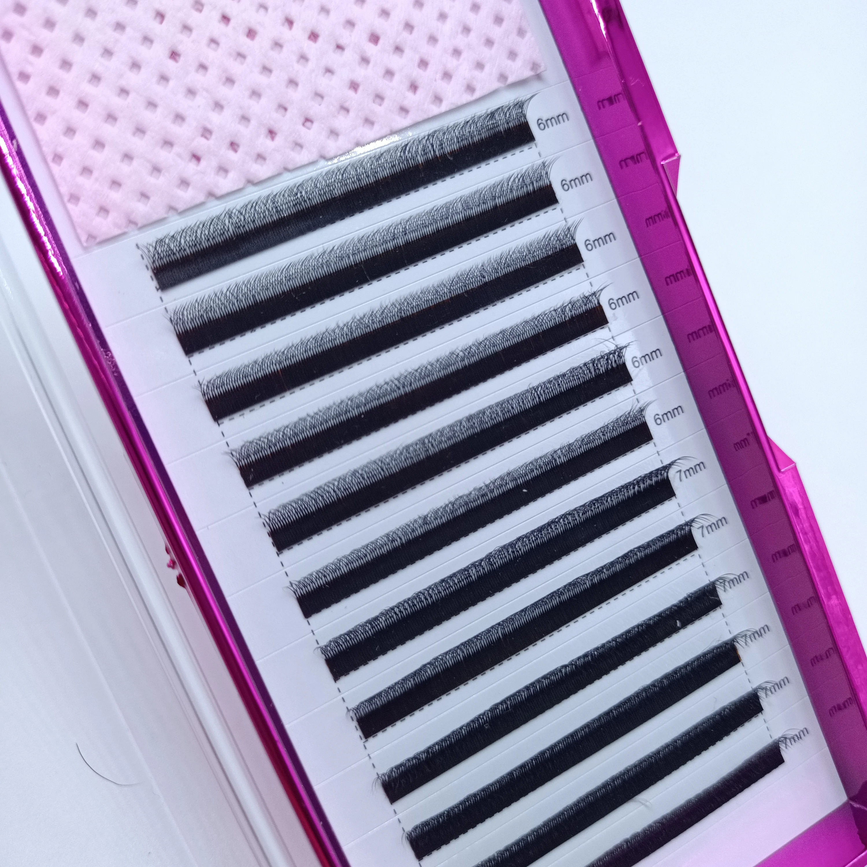 New Arrival W3d Lashes Yy Eyelash Extensions With 6mm and 7mm