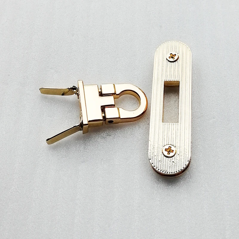 Fashion Metal Alloy Bag Accessories Snap Clasps Closure Hasp Handbag Lock for Briefcase DIY Handmade Craft