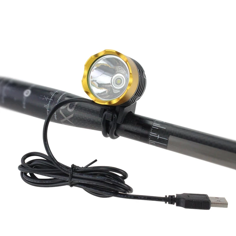 1200 Lumen Waterproof Usb 360 Degree Bike Led Front Light Bicycle Rechargeable Headlight