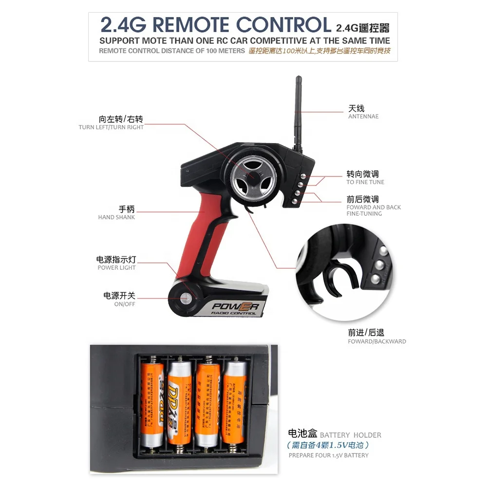 RTS wltoys A979 1:18 RC truck 4x4 high speed car Full proportional all field Electric Off-road big-legged Vehicle RTR 4WD