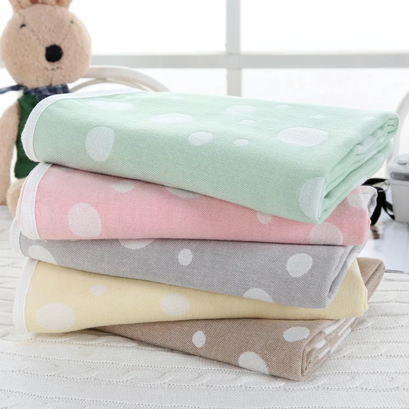 Hot Sale Star Baby Swaddle Blanket Muslin Bath Towel Soft and Breathable Baby Blanket Wholesale Cotton Baby Blanket