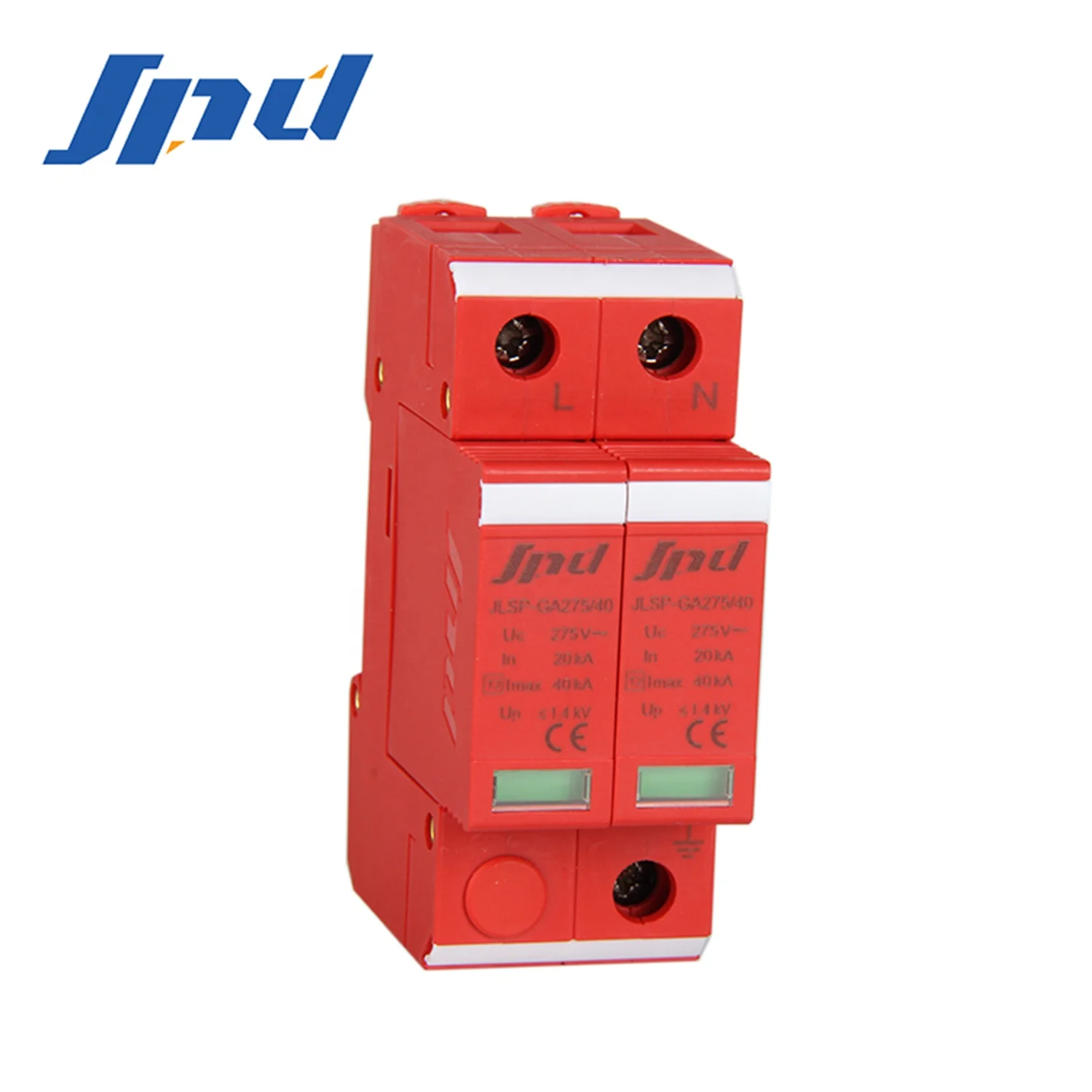 JINLI 275V AC 2-полюсное устройство защиты от перенапряжения SPD типа 2