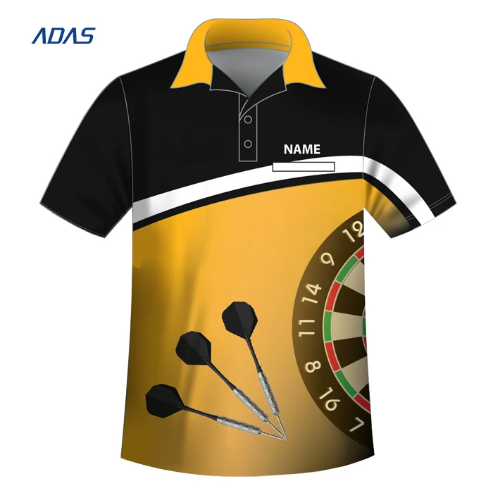 New Style breathable dart shirt polo dart jersey  with team logo