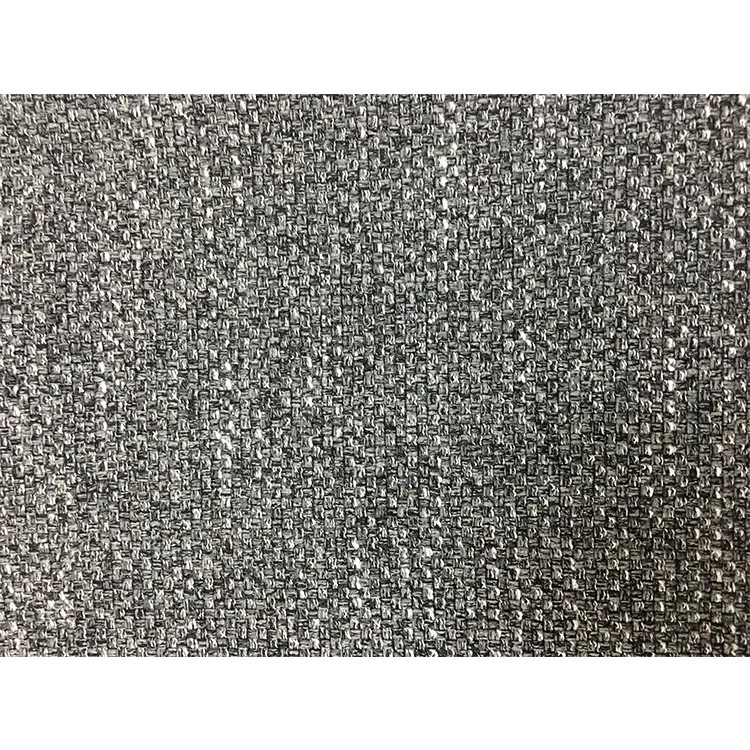 Customized Linen Style Black And White  Lace Fabrics Polyester