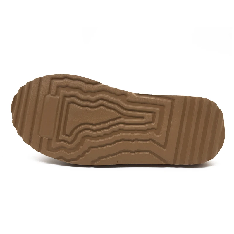 Footwear Factory Luxuriously Warm Soft Comfortable Australian Shearling Bedroom Slippers for Men