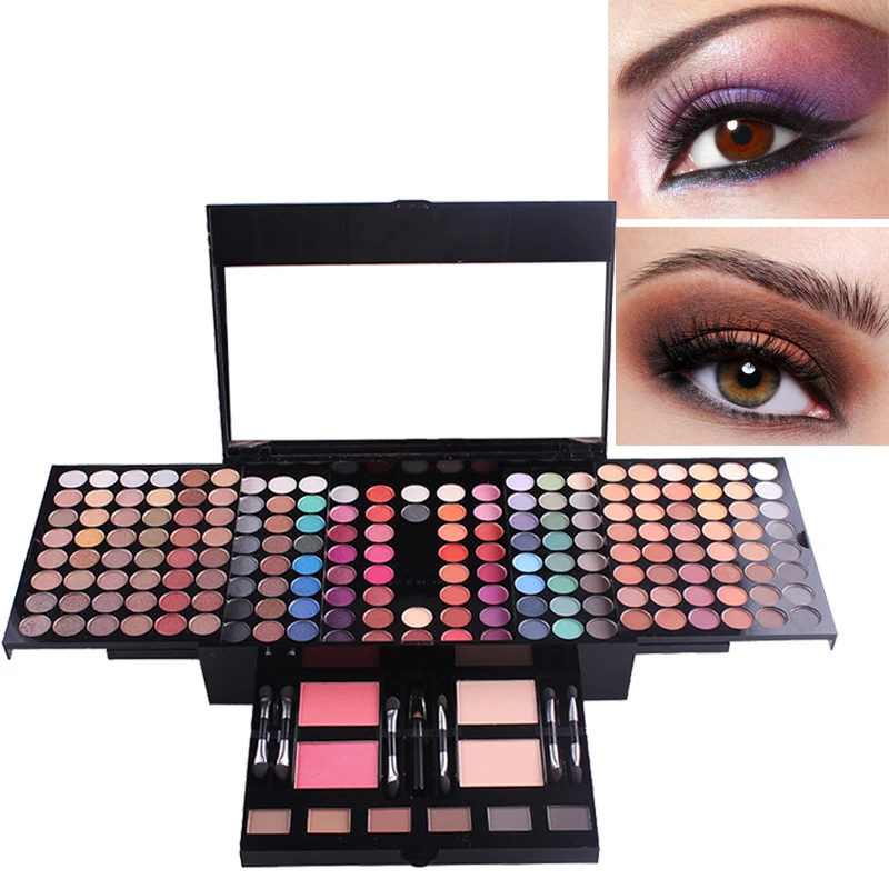 Professional Most Complete EYE Makeup Kit 180 Color Cosmetics Beauty Earth Color Eyeshadow Palette