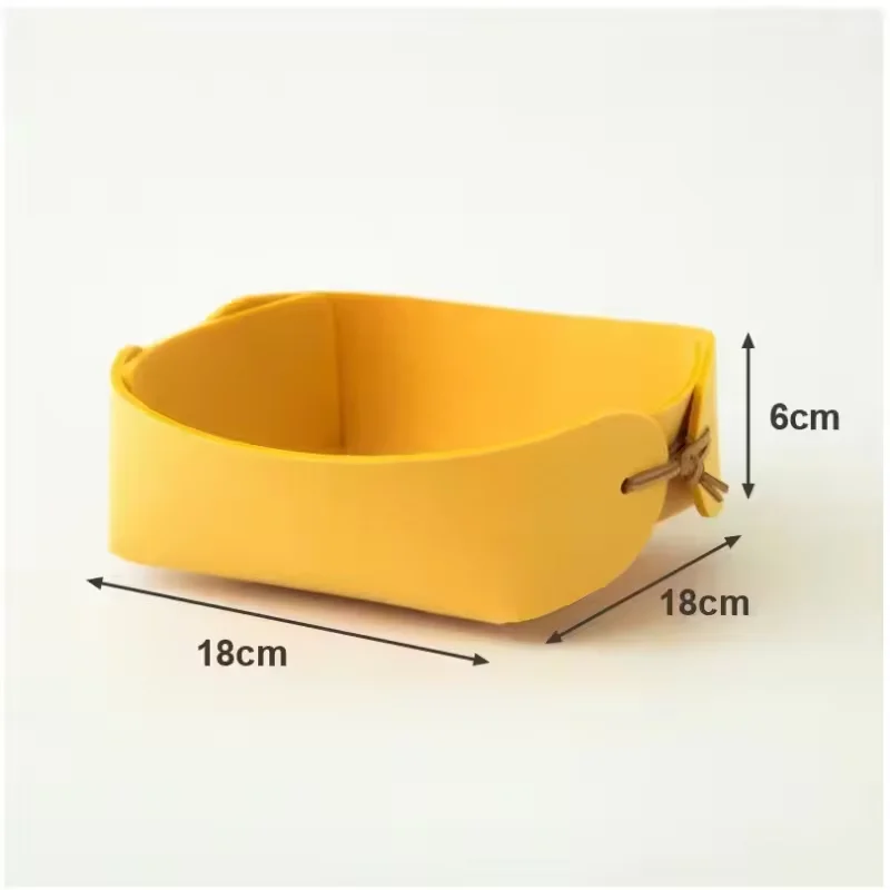 Nordic felt diy storage basket key storage box office desk miscellaneous storage valet tray