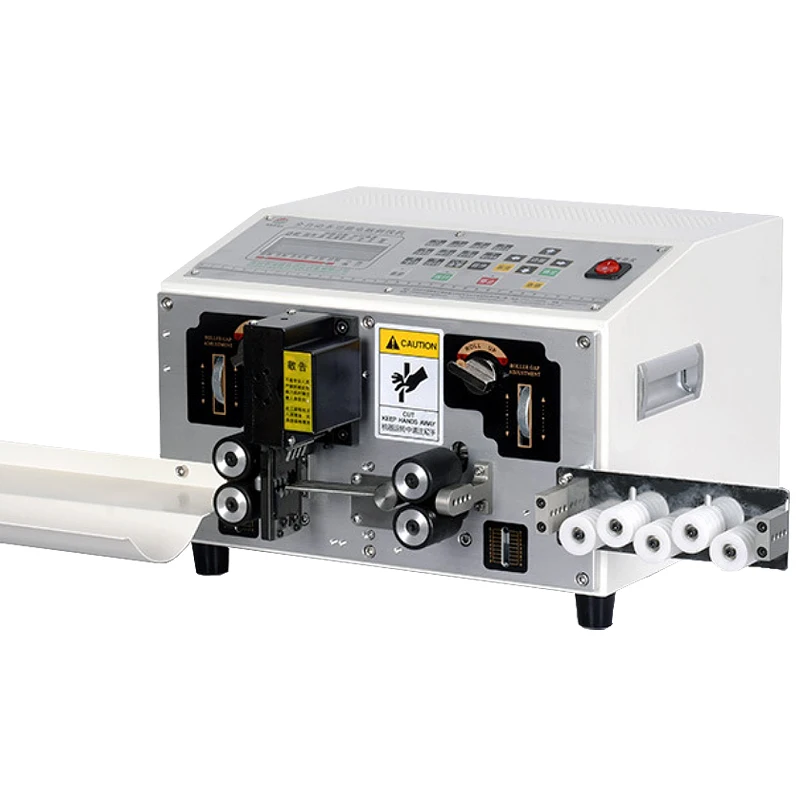 SU-A44 high efficiency four wires processsing one time high speed wire cutting and stripping machine Wire Harness Strippi