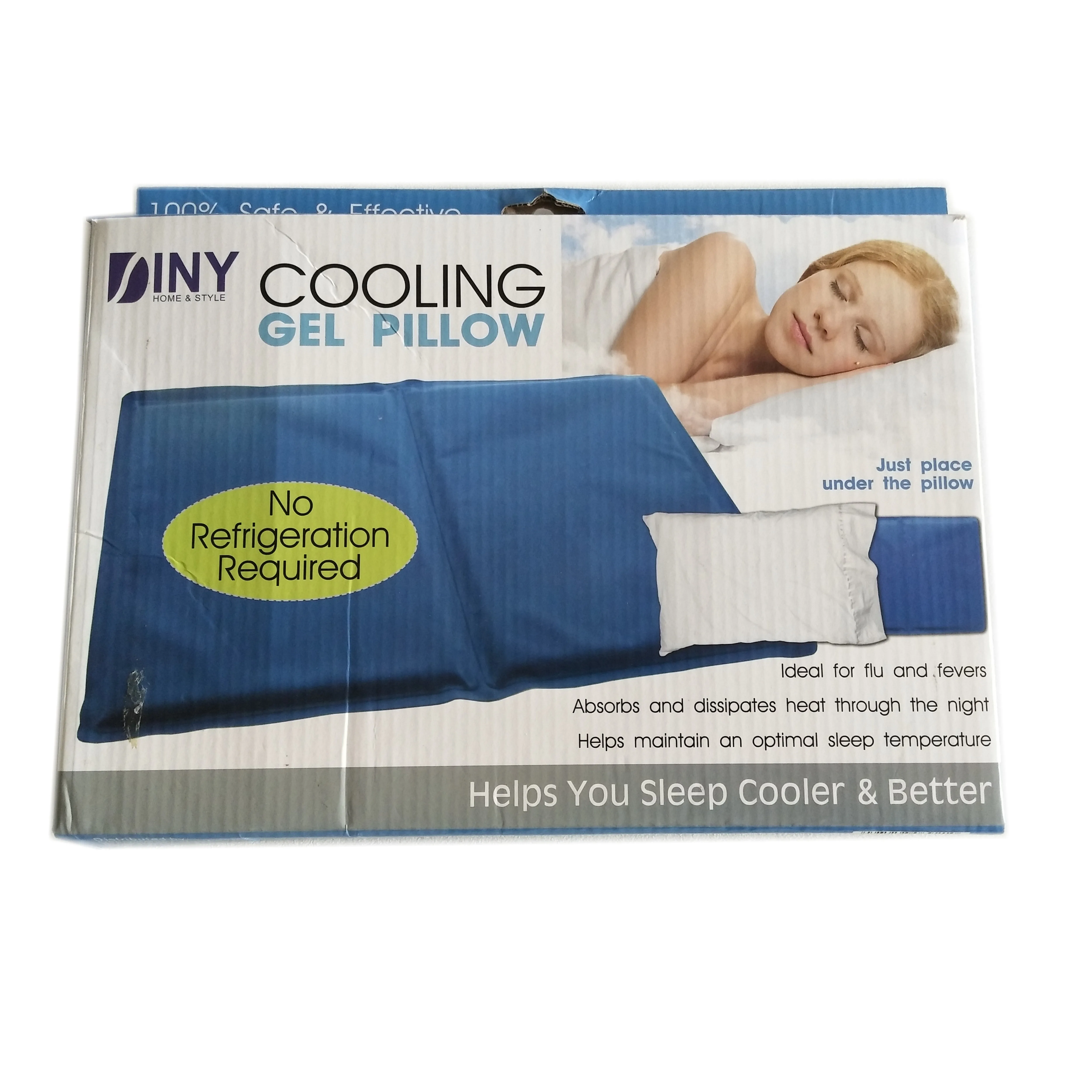 High Quality Summer PVC Cooling Pillow Gel Pad Ice Pillow Mat Cold Instant Gel Pillow For Human Body