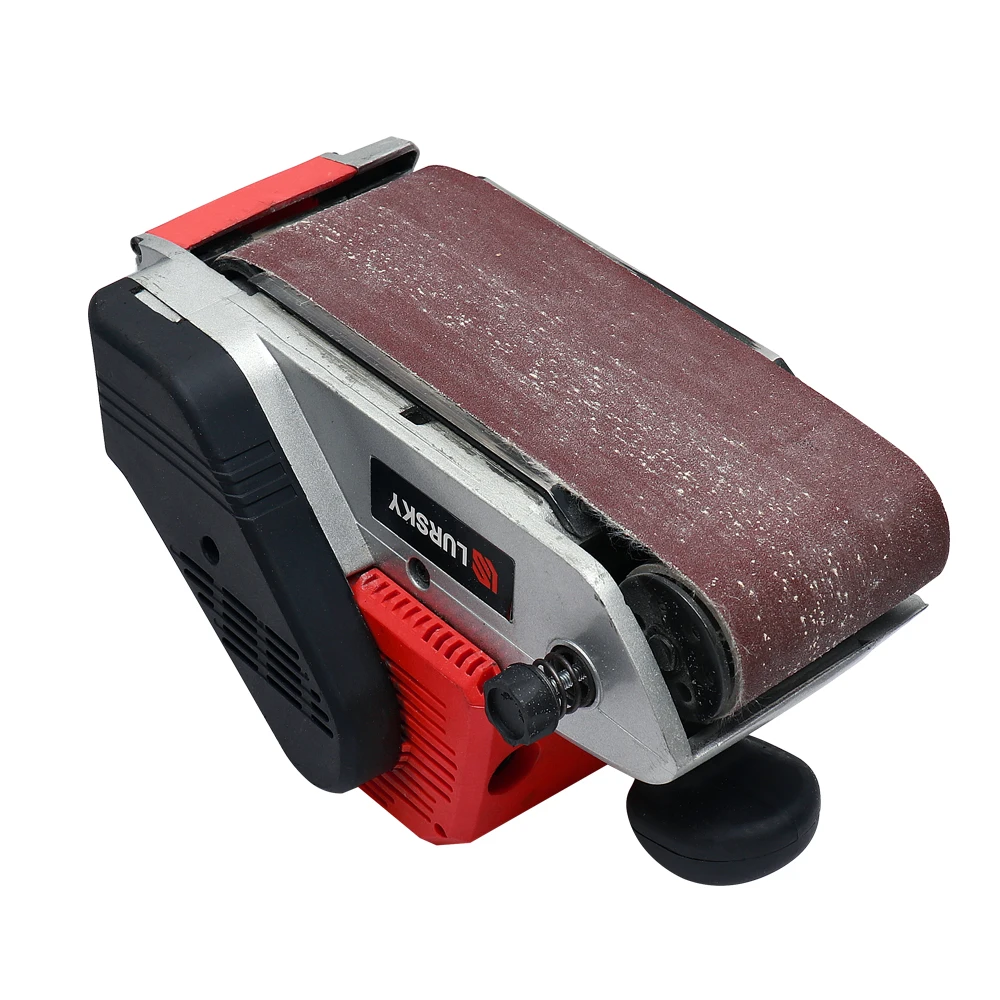 LURSKY mini hand belt sander100mm x 610mm 1200W Power Tools Mini portable Electric oscillating belt sander for woodworking