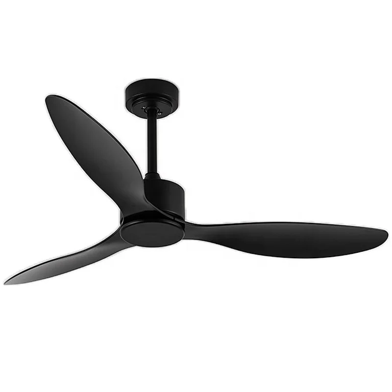 Pure Copper Motor Modern Smart 42 inch 52 inch Simple Modern Natural Wood Leaf Decoration Ceiling Fan