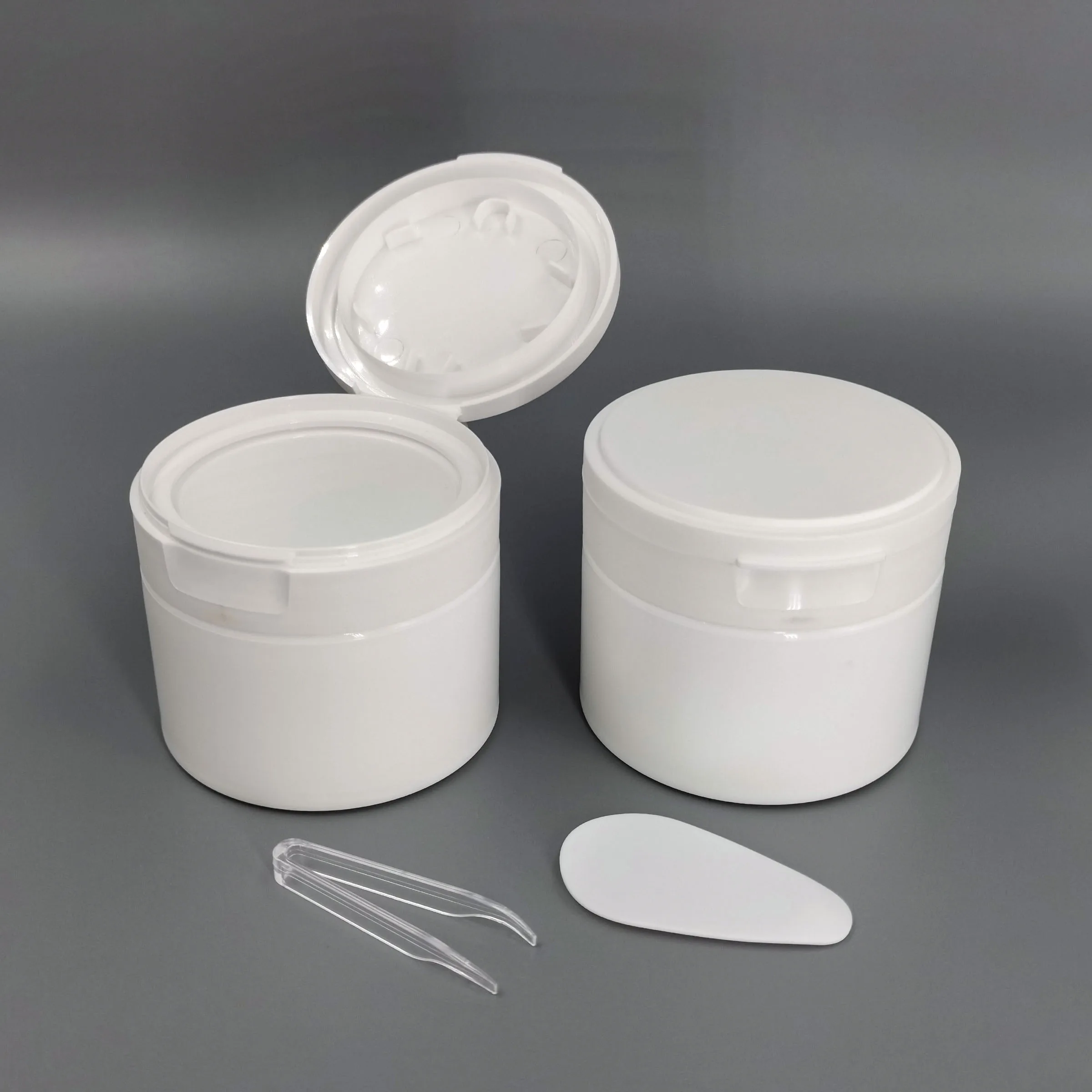 New Cosmetic 30ml 50ml 80ml Nail Gel Jar Nail Art Glue Nail Oil UV Gel Jar Box Container Bottle Sample Bottle Double Wall PP Jar