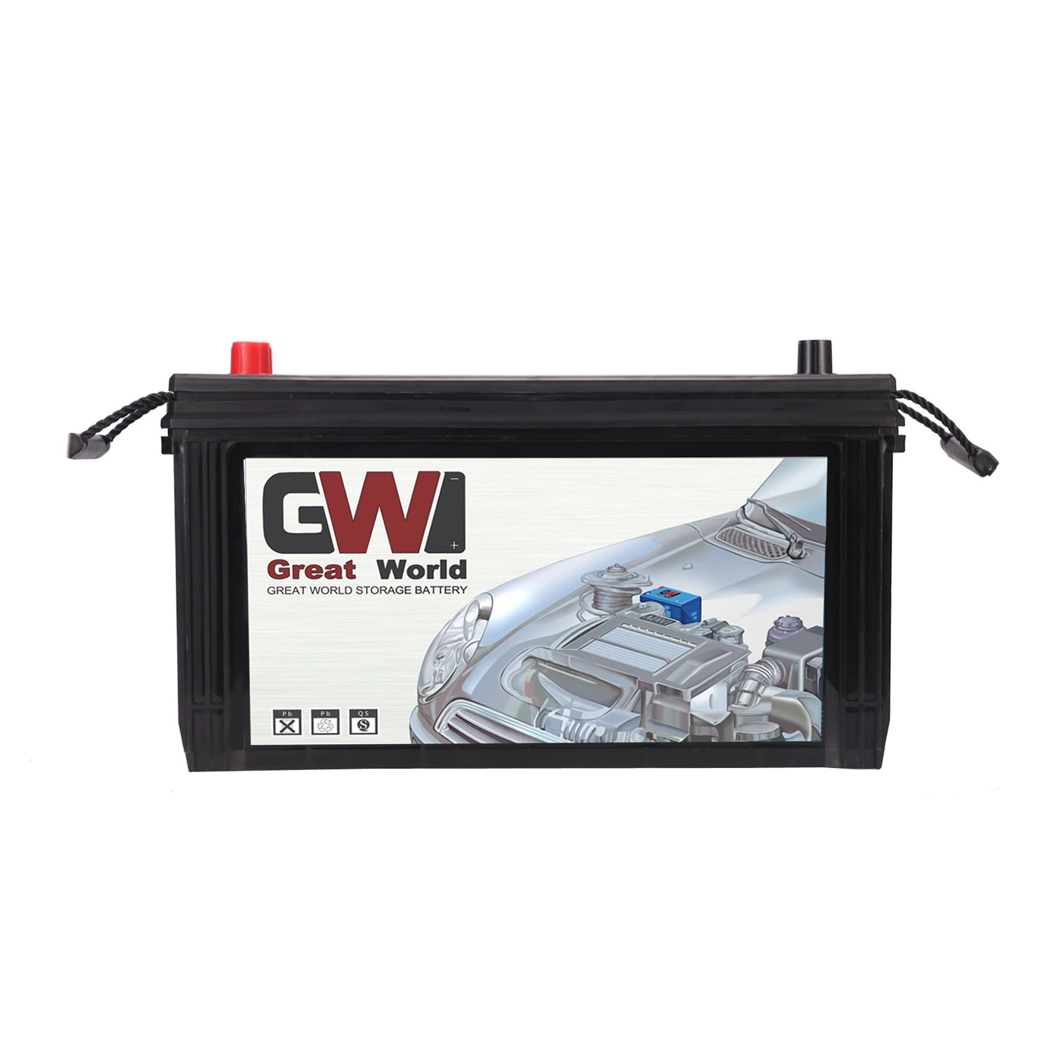 High Quality 12V 100Ah Solar Auto Battery Maintenance Free Starter Stop Car Batteries For Cars Supplier