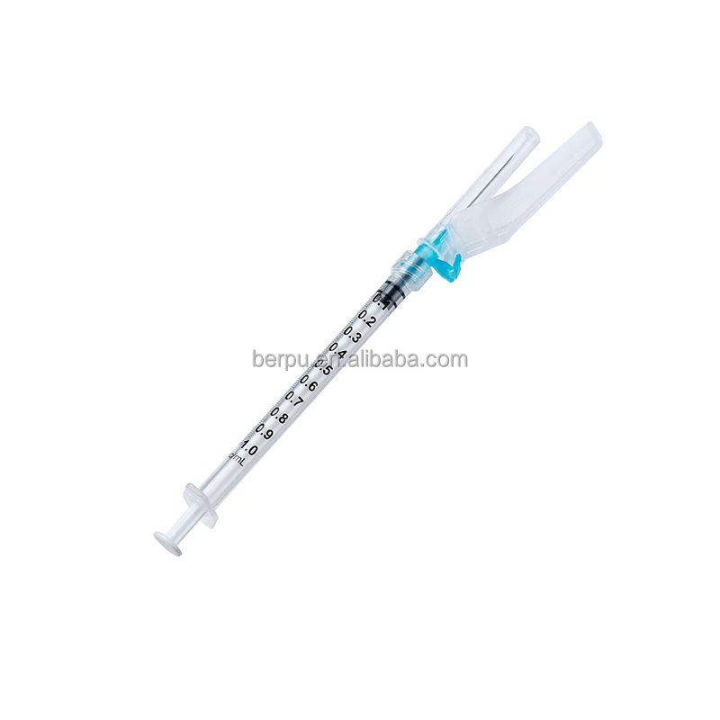 Manufacturer Well Made Sterile Hypodermic 3ml 5ml Safety Syringe For Medical Use
