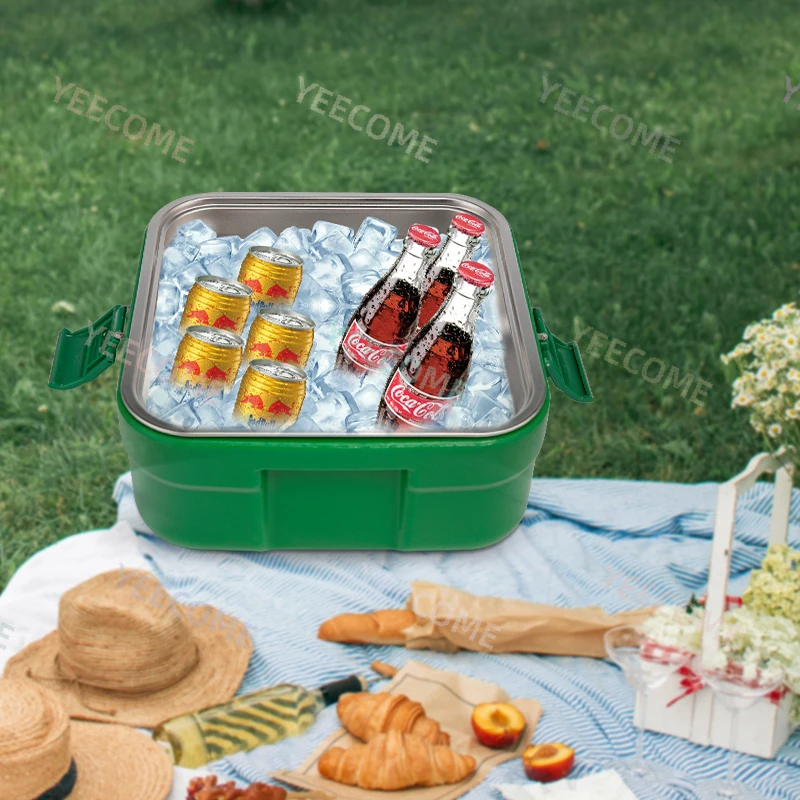 YJM2050 Capacity 2.5+5+10L Factory Hot Sale luxury food warmer set casserole set Insulation and cold  food warmer sets of 3