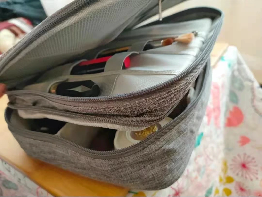 Новая трехслойная сумка для хранения цифровых устройств, многофункциональная сумка для хранения кабелей для передачи данных, мобильных наушников