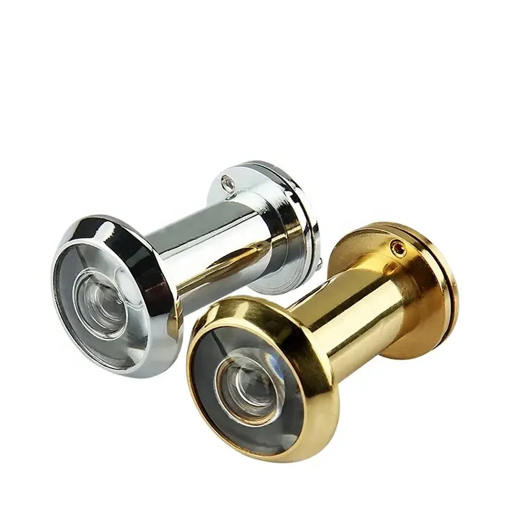hot sale Zinc Alloy Black/gold/rSatin nickel 180 Degree Front Door Security Peephole with Cover