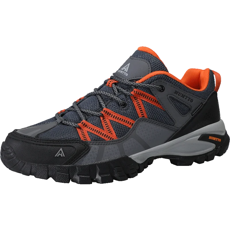 HUMTTO Outdoor Four Seasons Wear-resistant Non-slip Casual Shoes Mesh Breathable  Hiking Shoes