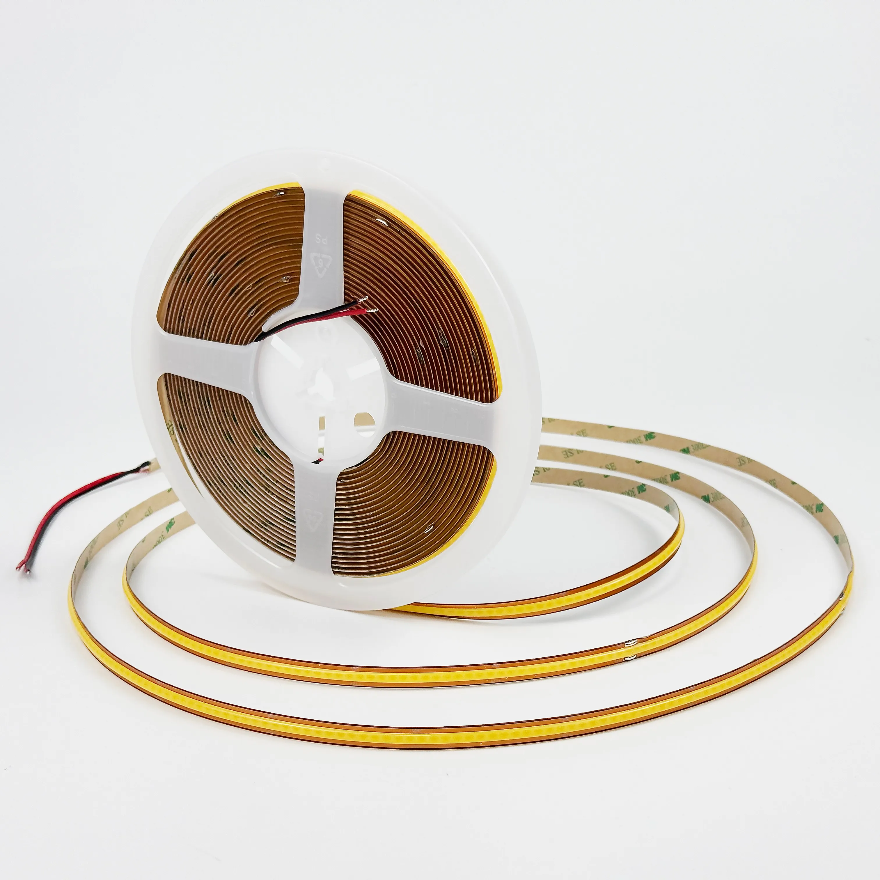 Wholesale Cri 90 Free Cut 12V/24V 320Led/M 528Leds/M Copper Pcb Linear Cob Flexible 12 Volt COB Led Strip Lights