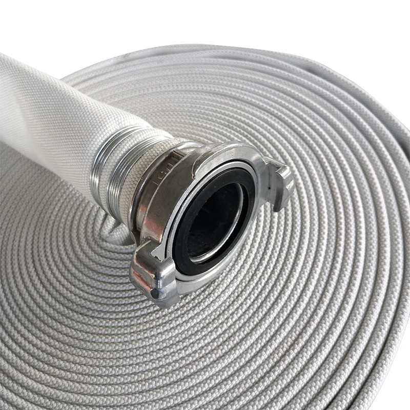 ZYfire 2 inch durable lay-flat FM approval UL listed fire EPDM hose for industrial fire fighting With GR couplings