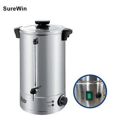 10L CE approval hot stainless steel electric water boiler for tea catering water urn factory for hotel appliance