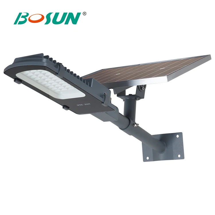 Super Bright High Power Ip66 Waterproof Outdoor Road 20w 30w 50w Solar Led Garden Light
