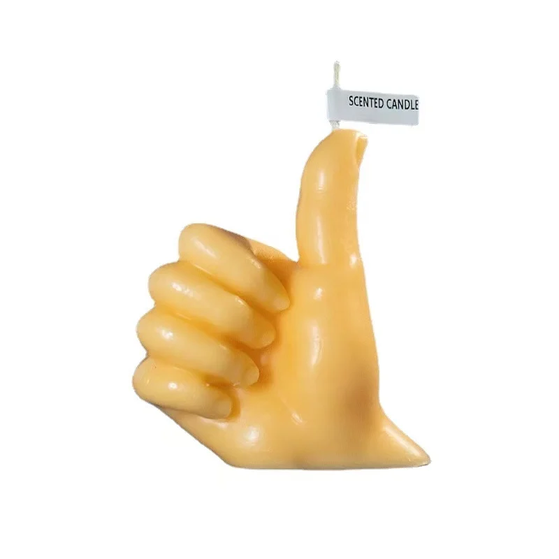Thumbs Up Candle Funny Soy Wax Candles Manufacture Scented Candles Home Decoration
