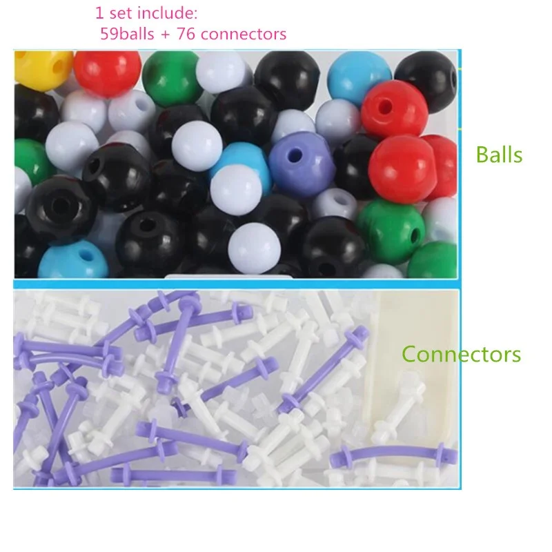 Plastic Molecular Model Kit for Inorganic & Organic Molecular Model