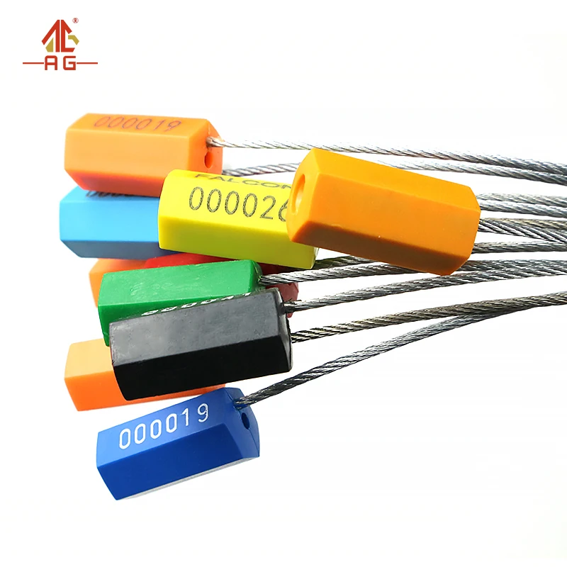 Trailer Door Container Seal AG-C003 Custom Shipping Container Cable Seal With Marking