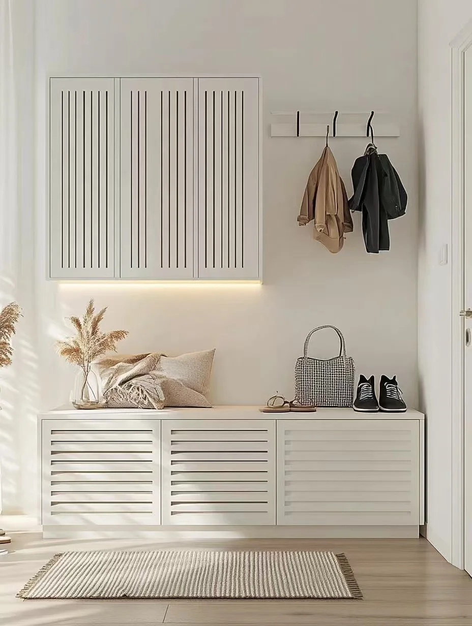 Household Shoe Cabinet Simple Door Entry Storage Artifact Small Household Type Nordic Shelving Oak Color Shoe Rack Cabinet