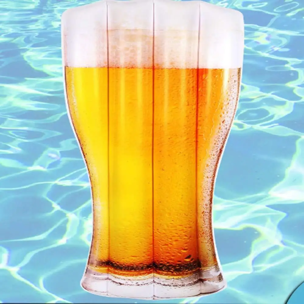 B03 Inflatable Beer Cup Glass Floating Air Mattress Summer Pool Lounge  inflatable pint of beer pool float