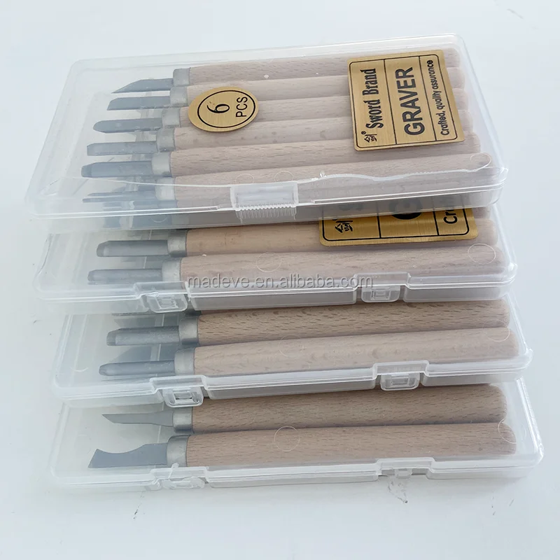 Hand Tools Set Woodworking Tools Carving Knife Tools Wood Carving Knife Set with Storage Case