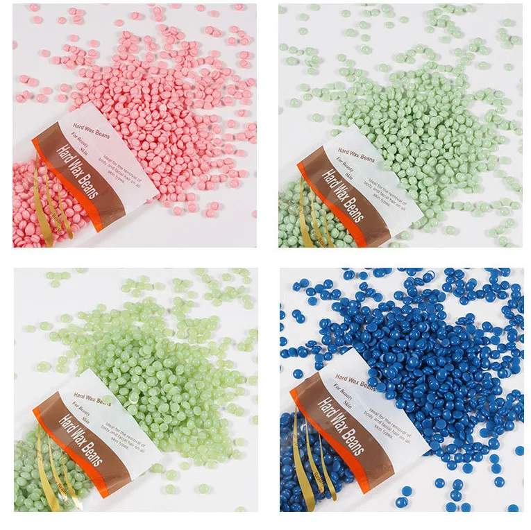 100g waxing bean Free paper solid waxing capsule 10 flavor waxing bean