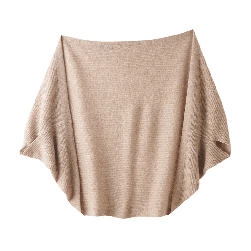 women sweater pullover sweater wool cashmere solid cable knit pullover cloak poncho women cashmere sweater manufacturer