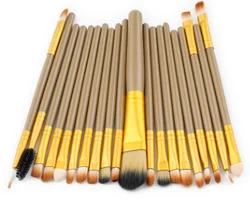 Brushes-pu bag Customization upon request qusart hot selling 7 wallet style makeup brush Makeup Brush Set with high quality