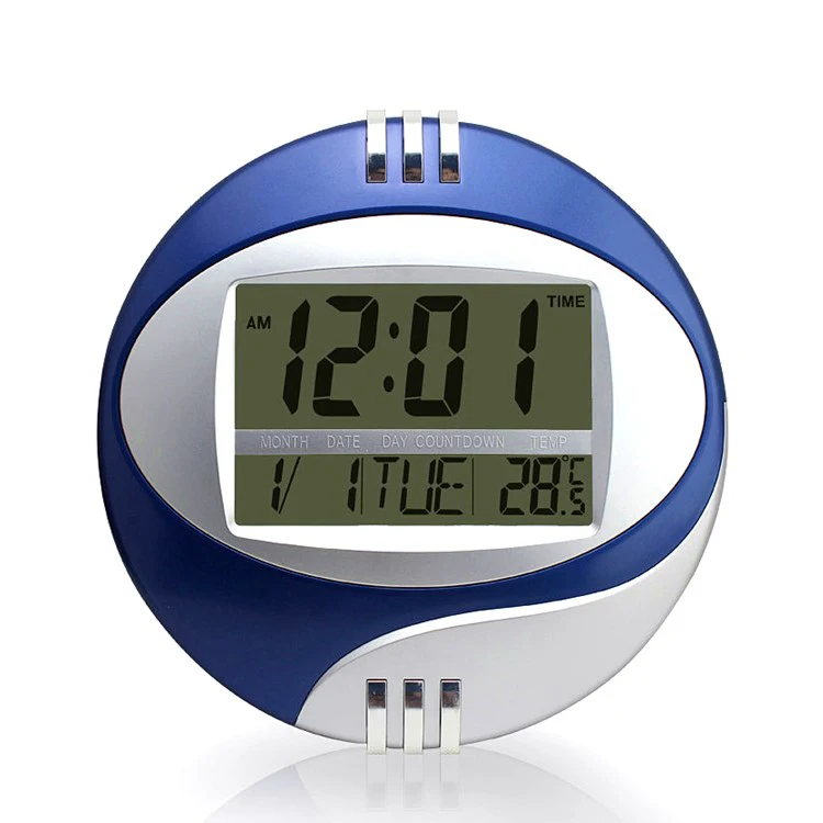 KH-CL100 Automatic Calendar Table Office Make Music Desktop Decorative Wall Clock for Living Room