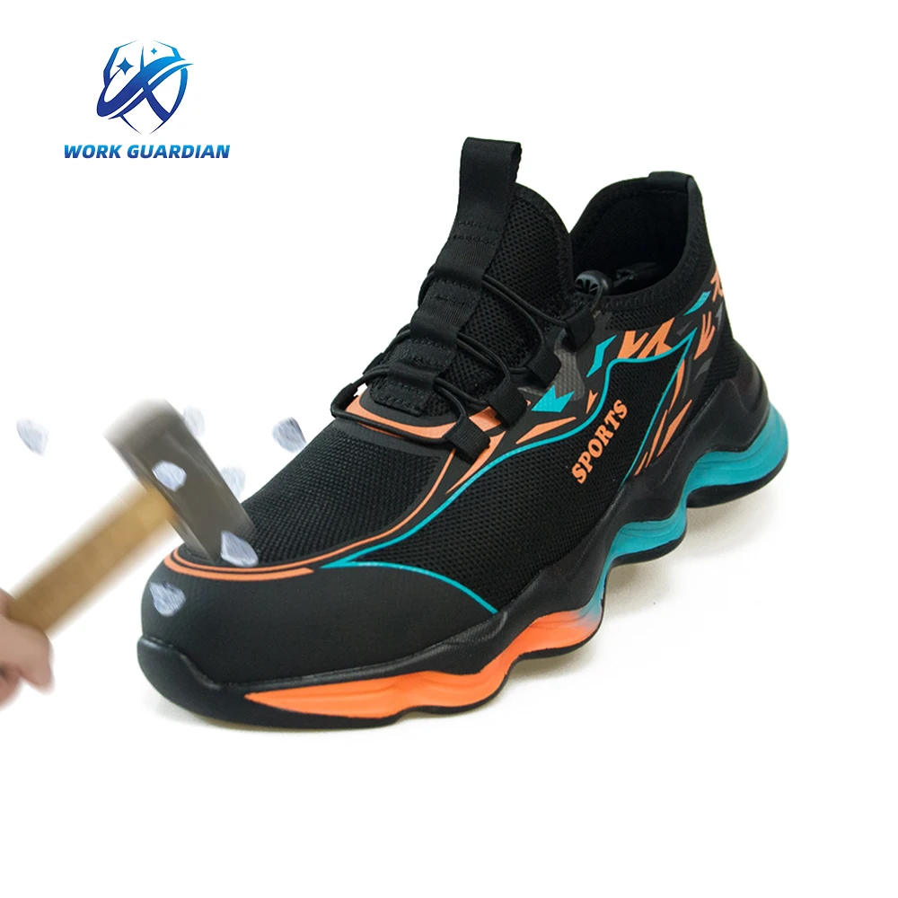 China Factory Supplied Anti-Stab Breathable Light weight Anti-Nail Working Protective Safety Shoes For Men