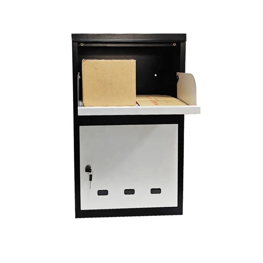 Outdoor Metal Large Outdoor Parcel Delivery Box Large Parcel Drop Box For Mail Letter Post Parcel Boxes