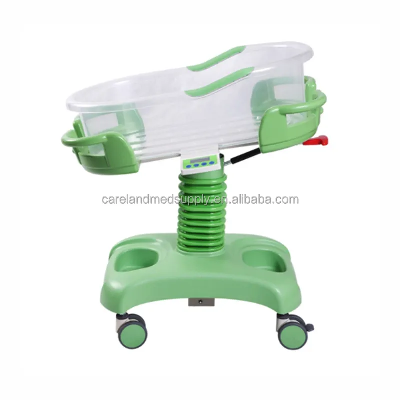 Hospital  medical neonatology newborn department mobile portable Hydraulic  baby infant crib bed cot