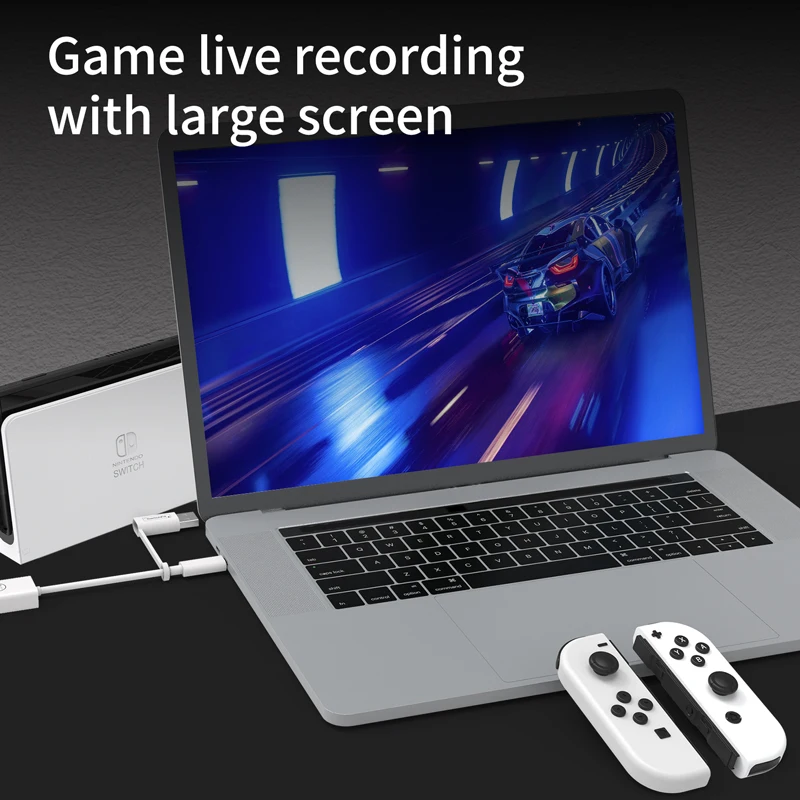 IINE Screen Recorder video Capture Card Compatible for Nintendo Switch Oled/PS5/Xbox/Smart Phone 4K HD Video Converter