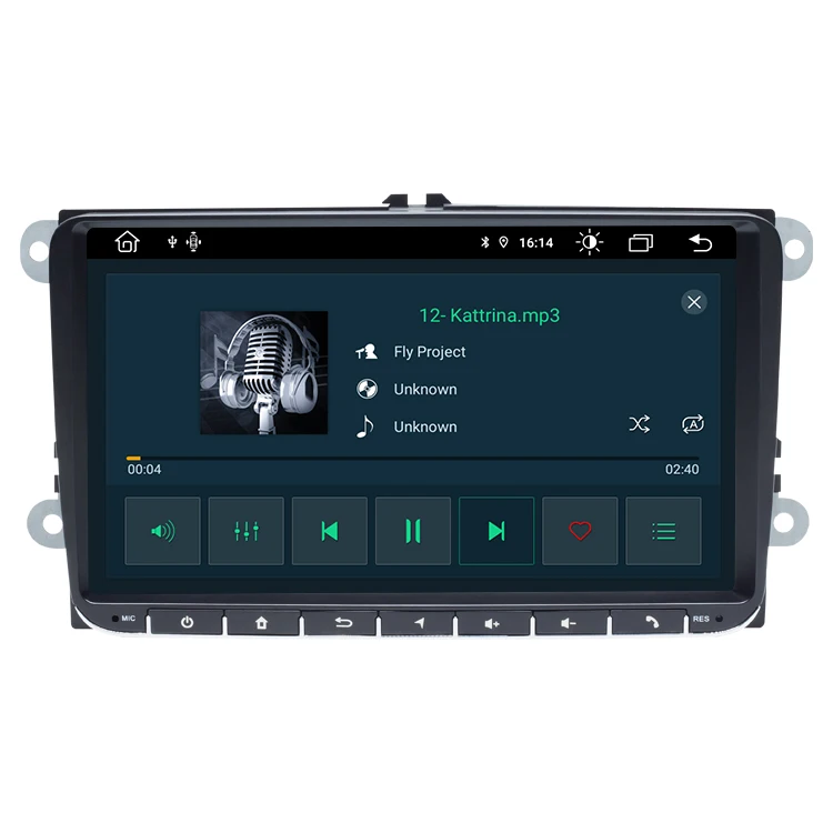 Android 12 Car Radio DVD Player for VW / Volkswagen Skoda Octavia golf  Car Multimedia Wifi 4G Lte  8 core Carplay