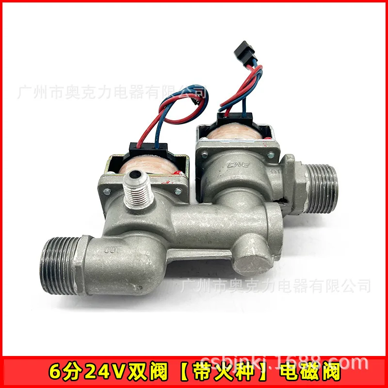 Dongba Electric 12V/24V/220V Solenoid Valve 6 Digital Control Switch Oil Air Valve 4 Minutes Normally Gas Water Heater Parts