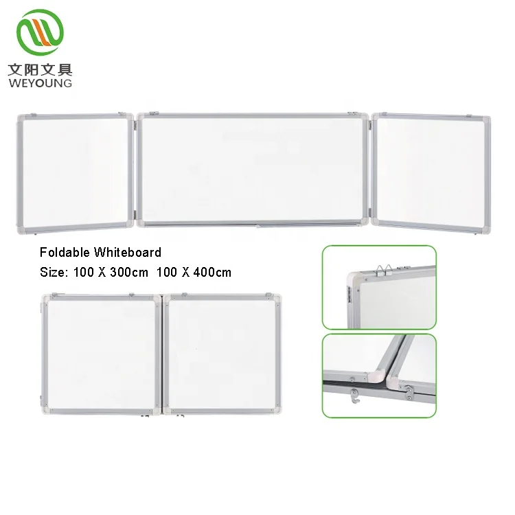 Top Sale 100x300 cm Foldable Magnetic Dry Erase Whiteboards