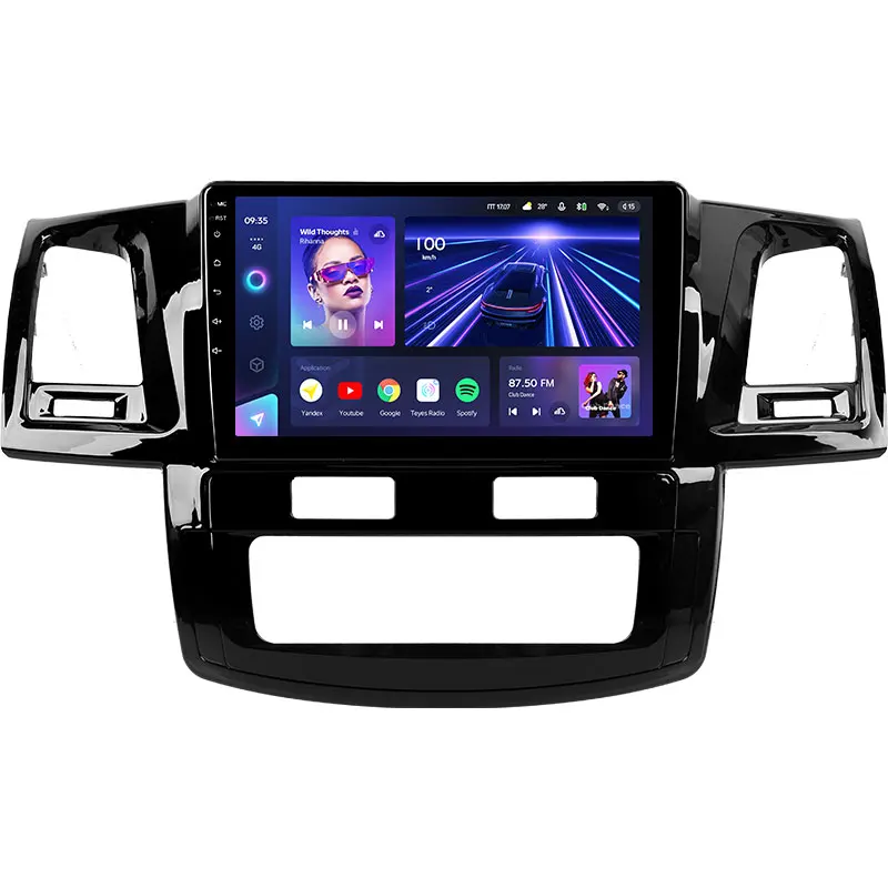 Автомагнитола TEYES CC3 для Toyota Fortuner 1 AN50 AN60 HILUX Revo Vigo 2008-2014 стерео GPS 2 din
