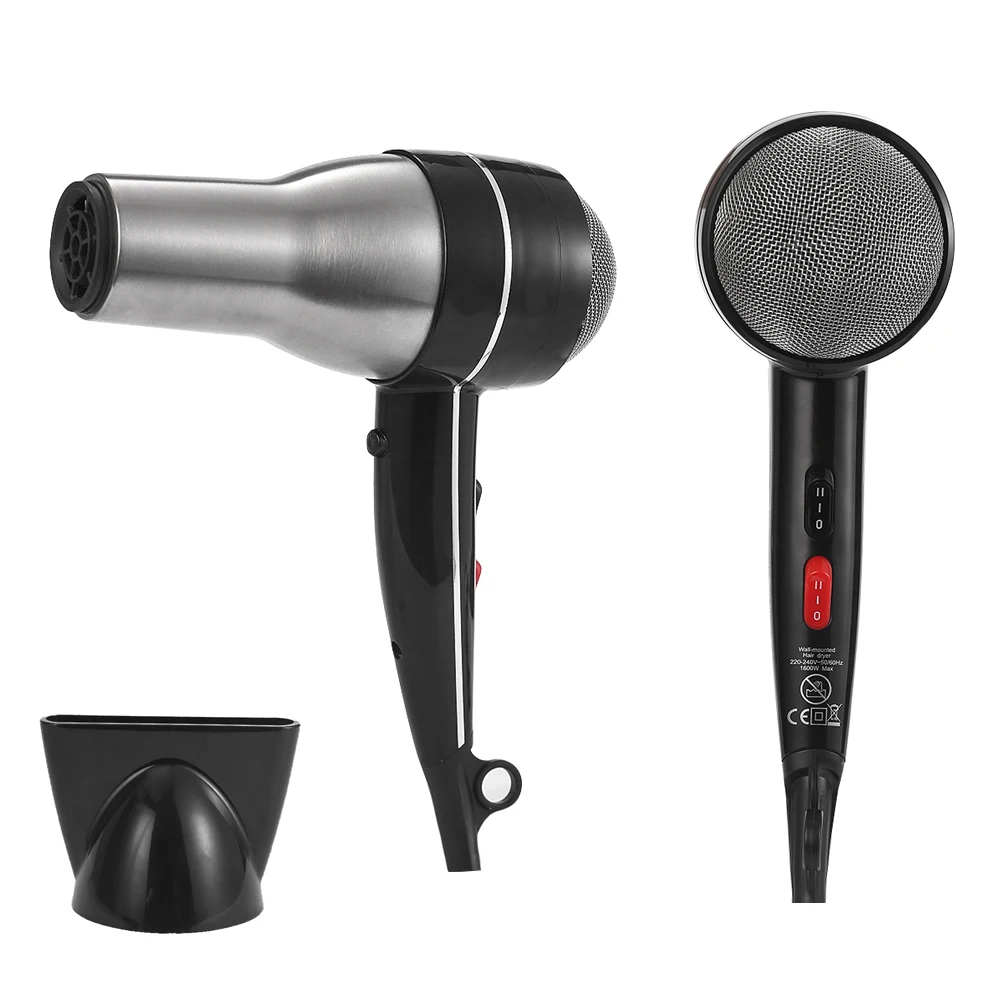 Wholesale Professional Salon 1600w Powerful Brushless Hair Dryer High Quality Dc Motor Hotel Stainless Steel Holder Hair Dryer